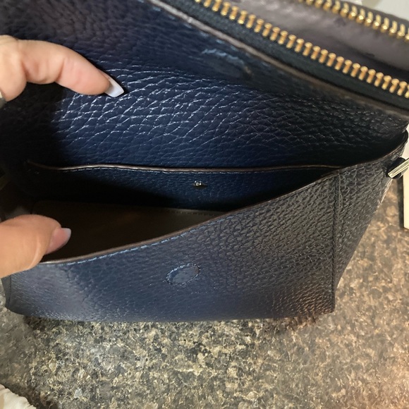 Kate Spade Navy Leather Satchel - Picture 7 of 9